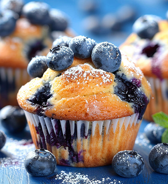 Country Style Blueberry Muffins